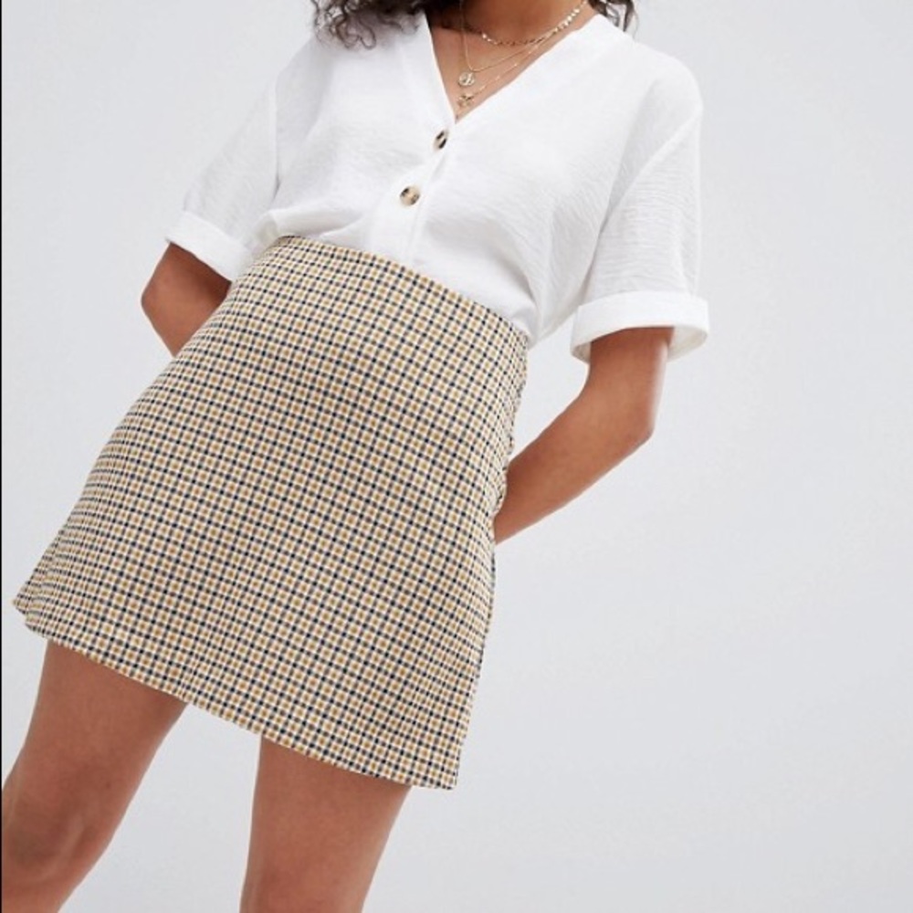Nobody’s Child skirt in Vintage Check